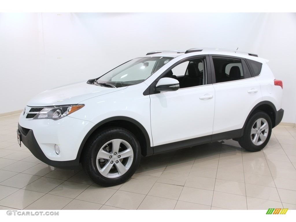 Super White 2014 Toyota RAV4 XLE AWD Exterior Photo #114348414