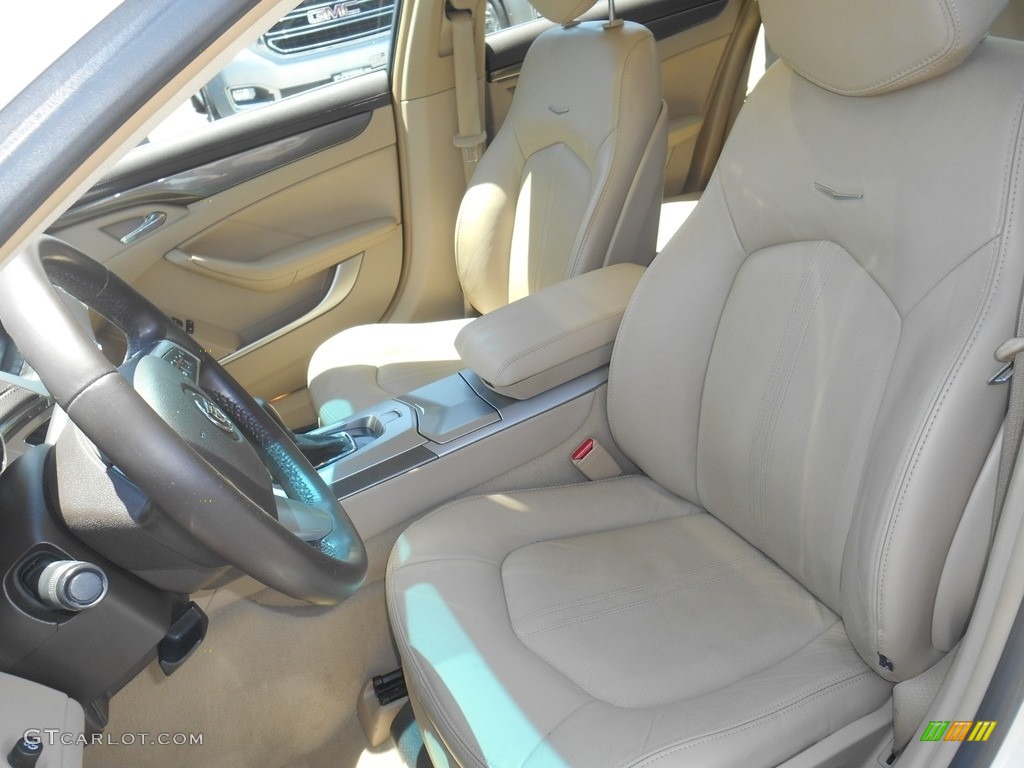 2008 CTS 4 AWD Sedan - White Diamond Tri-Coat / Cashmere/Cocoa photo #15