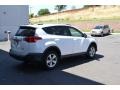 2014 Super White Toyota RAV4 XLE AWD  photo #2