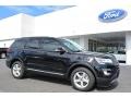 2017 Shadow Black Ford Explorer XLT 4WD  photo #1