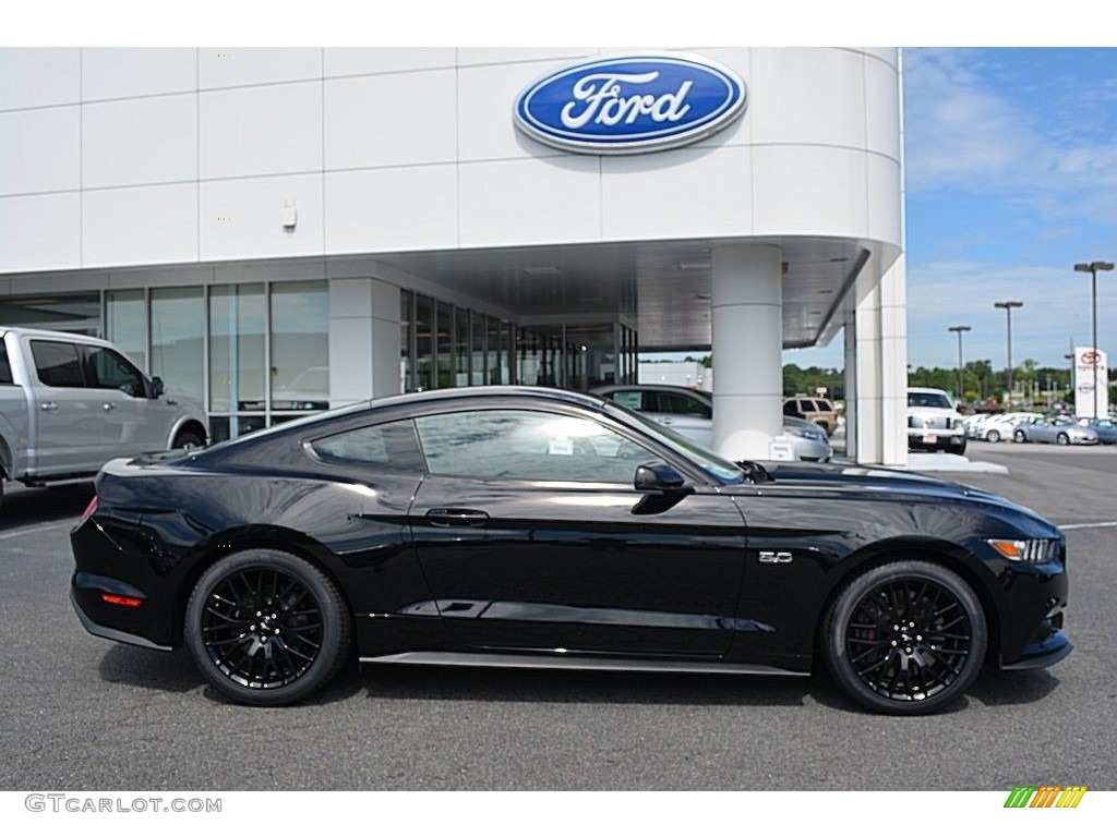 2016 Mustang GT Premium Coupe - Shadow Black / Ebony photo #2