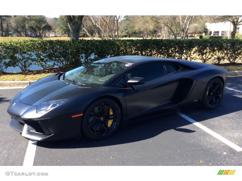 2013 Aventador LP 700-4 - Matte Black / Nero Ade photo #1