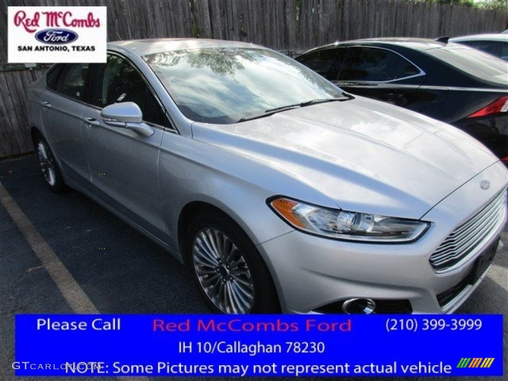 2016 Fusion Titanium - Ingot Silver Metallic / Charcoal Black photo #1