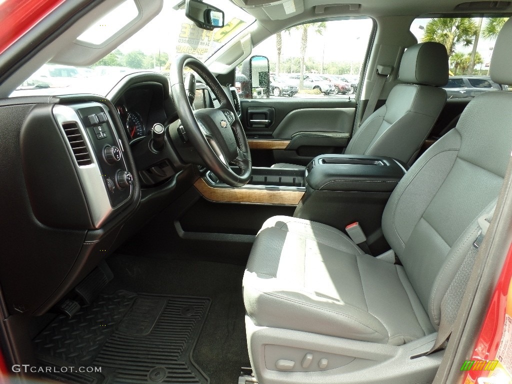 2015 Silverado 3500HD LTZ Crew Cab 4x4 - Victory Red / Jet Black/Dark Ash photo #4