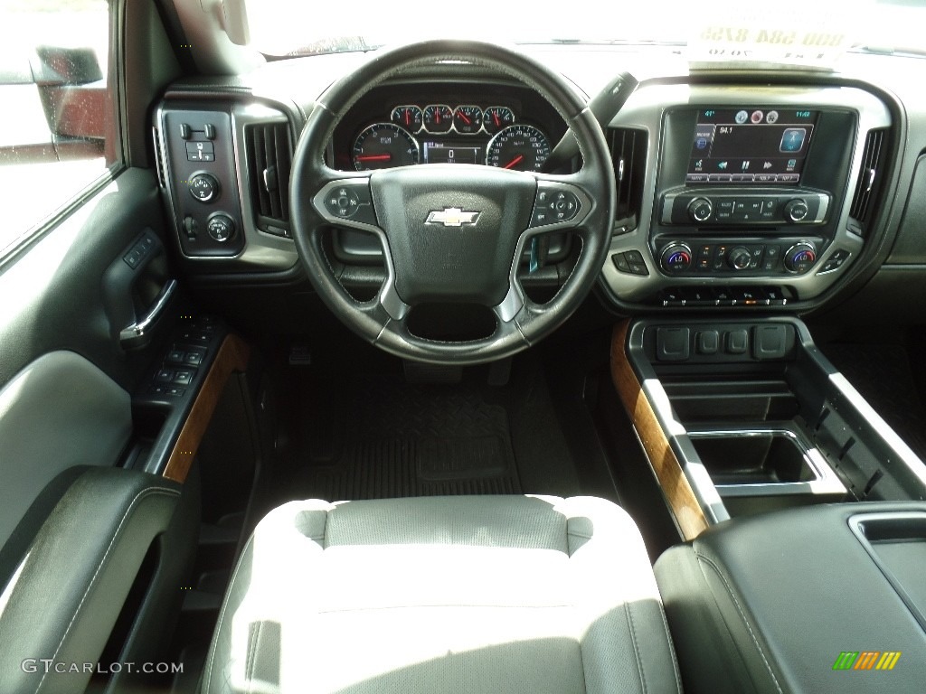 2015 Silverado 3500HD LTZ Crew Cab 4x4 - Victory Red / Jet Black/Dark Ash photo #7