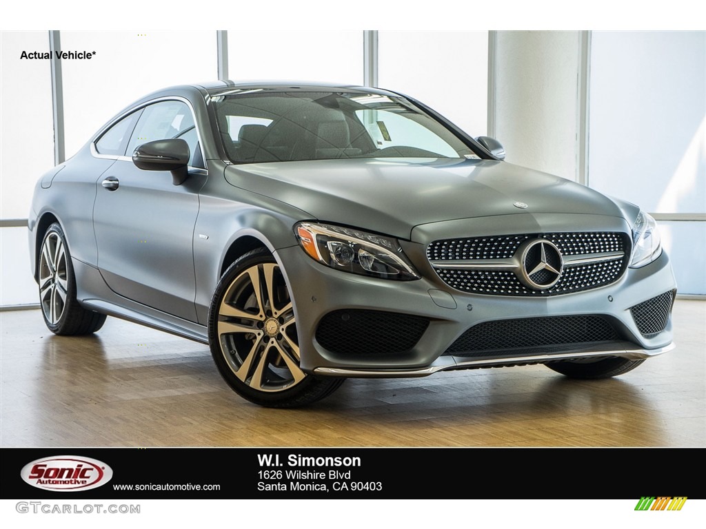 2017 C 300 Coupe - designo Magno Selenite Grey Matt / Edition 1 Nut Brown/Black ARTICO/DINAMICA photo #1
