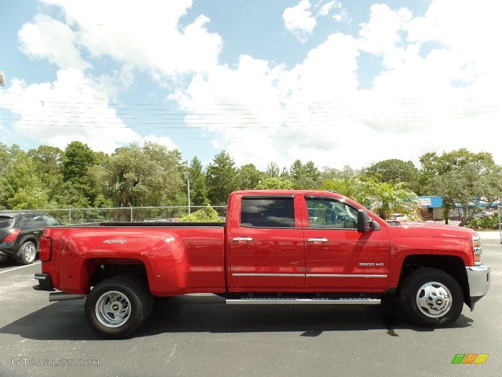 2015 Silverado 3500HD LTZ Crew Cab 4x4 - Victory Red / Jet Black/Dark Ash photo #10