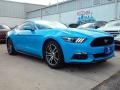 2017 Grabber Blue Ford Mustang Ecoboost Coupe  photo #1