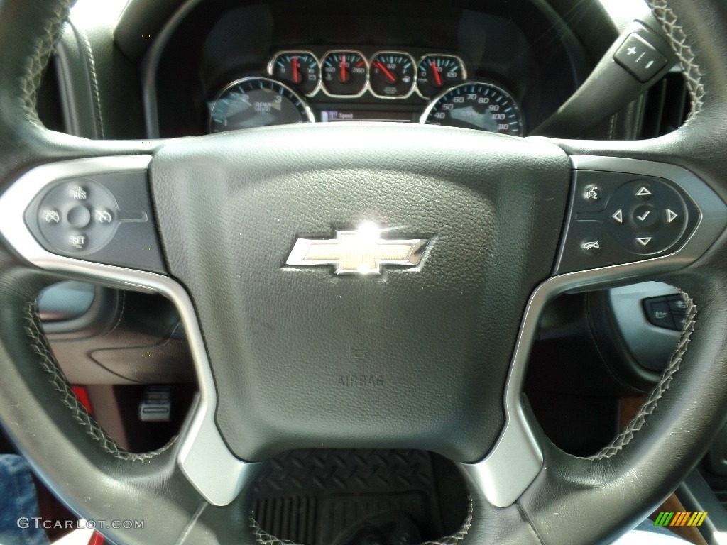 2015 Silverado 3500HD LTZ Crew Cab 4x4 - Victory Red / Jet Black/Dark Ash photo #24