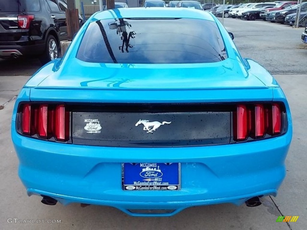 2017 Mustang Ecoboost Coupe - Grabber Blue / Ebony photo #31