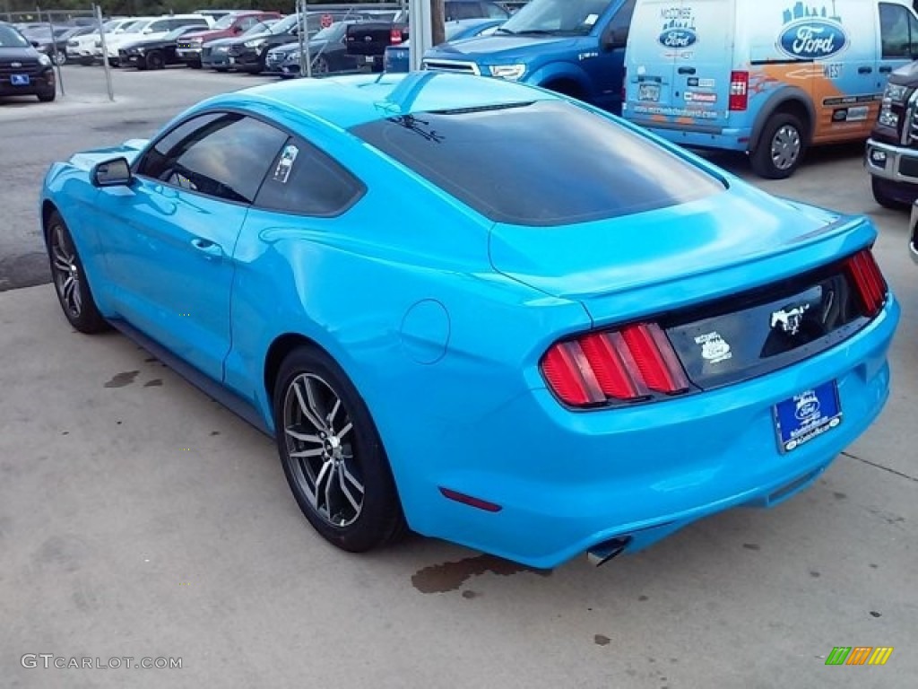 2017 Mustang Ecoboost Coupe - Grabber Blue / Ebony photo #33