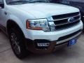 2016 White Platinum Metallic Tricoat Ford Expedition King Ranch  photo #11