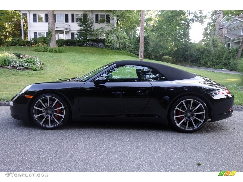 Black 2014 Porsche 911 Carrera S Cabriolet Exterior Photo #114361660