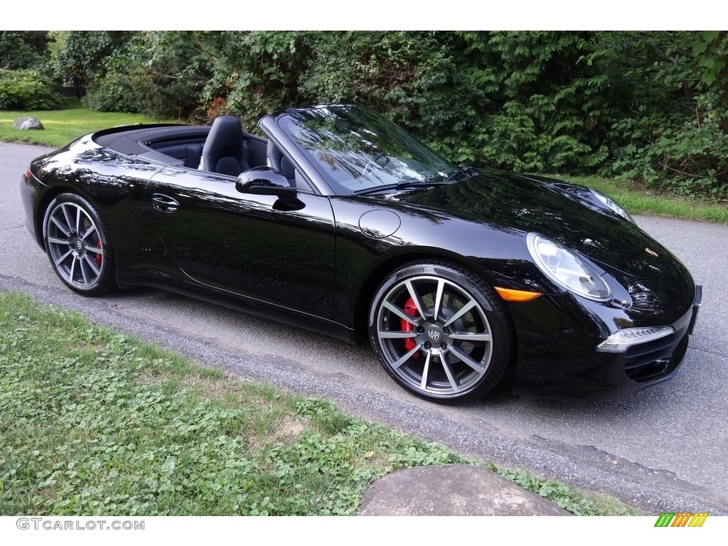 Black 2014 Porsche 911 Carrera S Cabriolet Exterior Photo #114361792