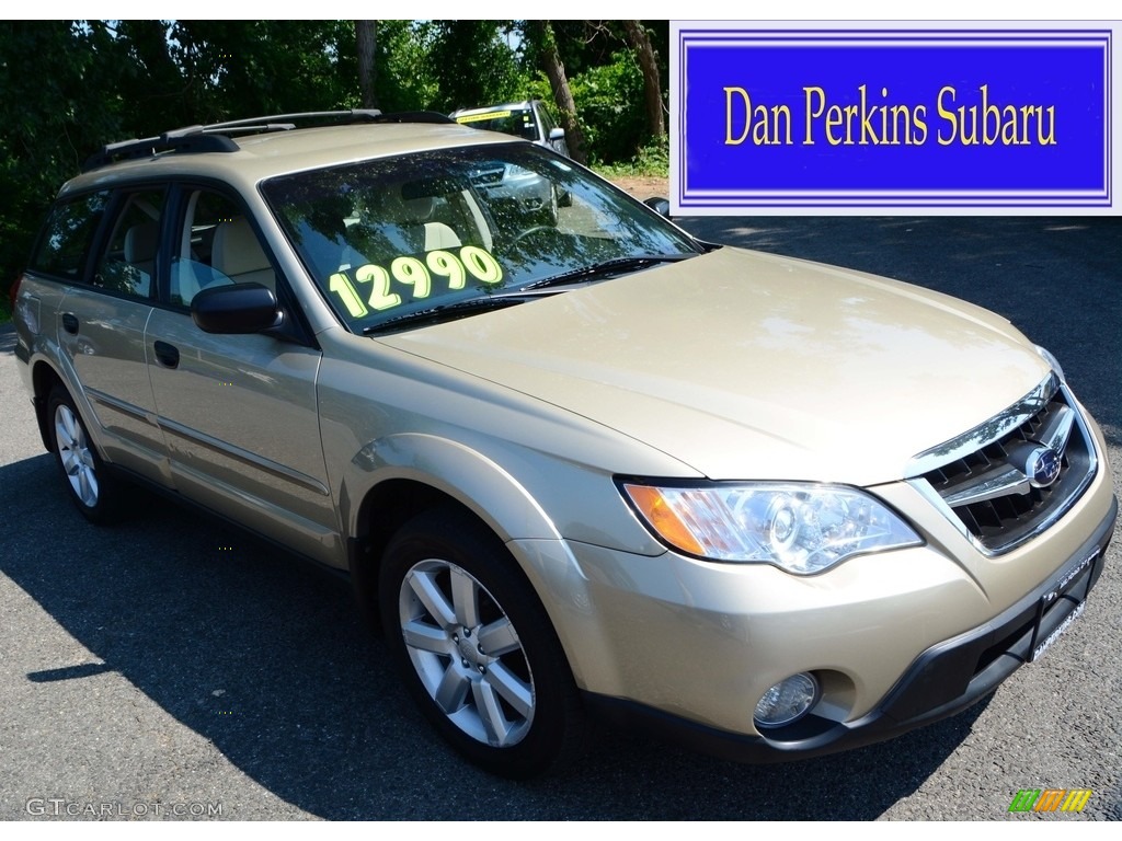 2009 Outback 2.5i Special Edition Wagon - Harvest Gold Metallic / Warm Ivory photo #1