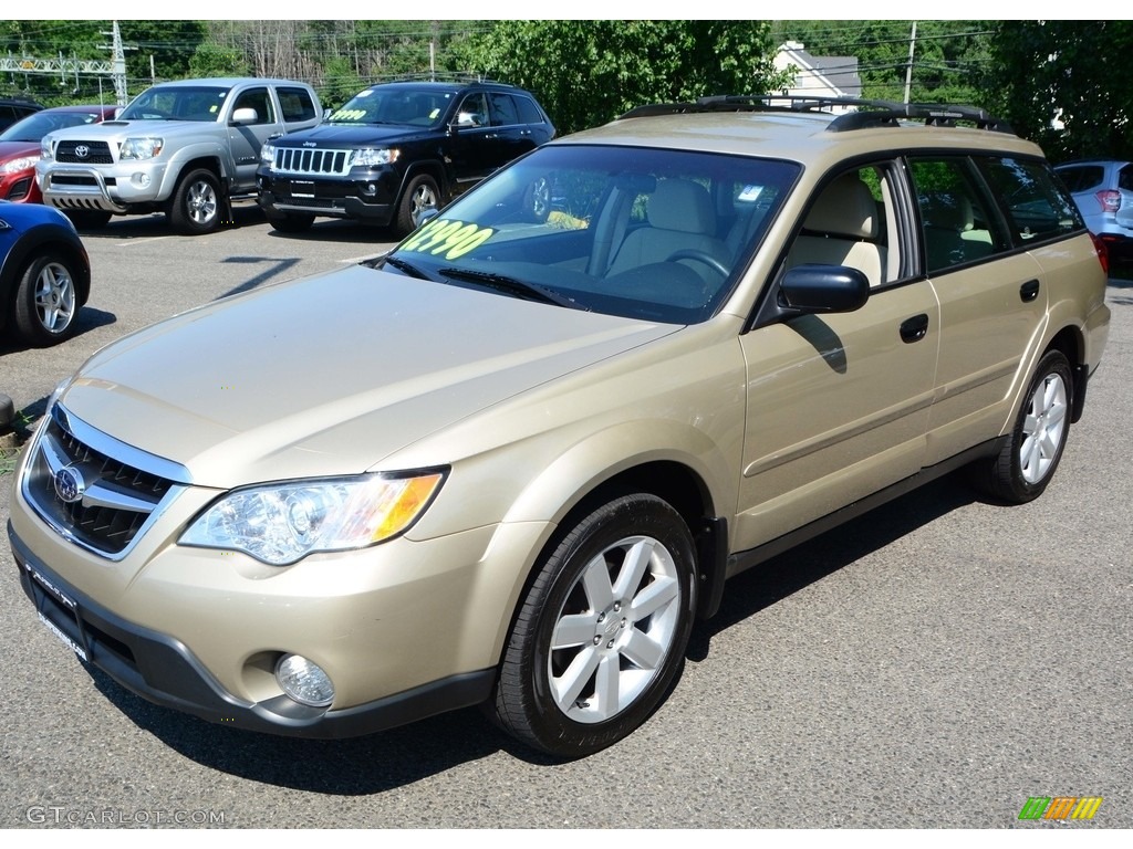 2009 Outback 2.5i Special Edition Wagon - Harvest Gold Metallic / Warm Ivory photo #3