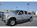 2011 Ingot Silver Metallic Ford F250 Super Duty XLT Crew Cab 4x4  photo #7