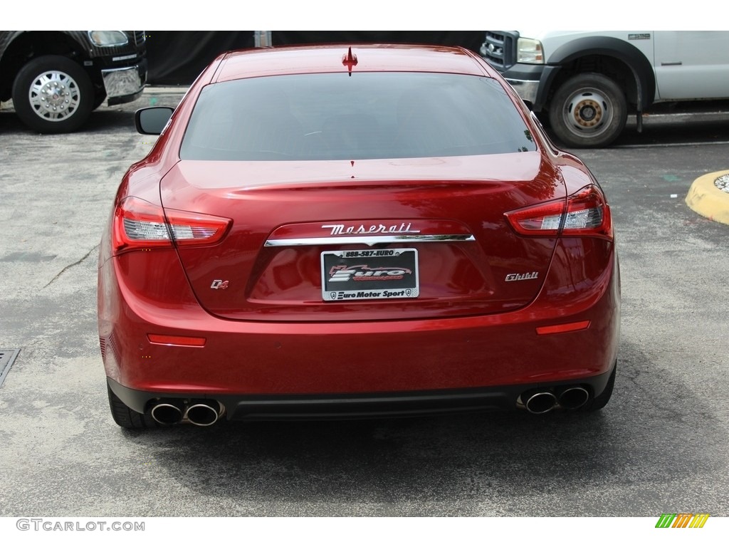 2015 Ghibli S Q4 - Rosso Energia (Red) / Nero photo #4