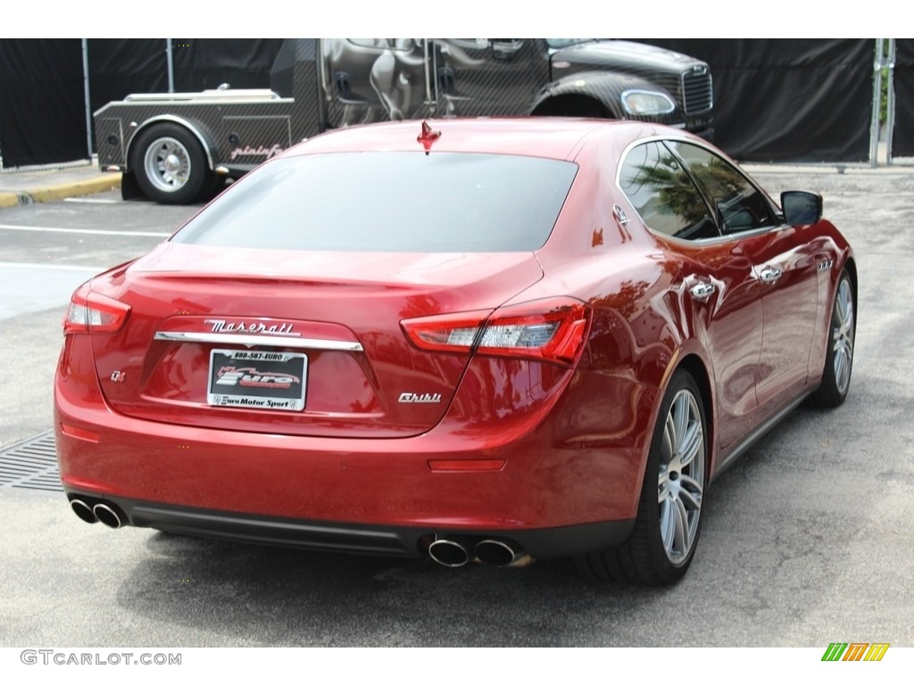 2015 Ghibli S Q4 - Rosso Energia (Red) / Nero photo #5