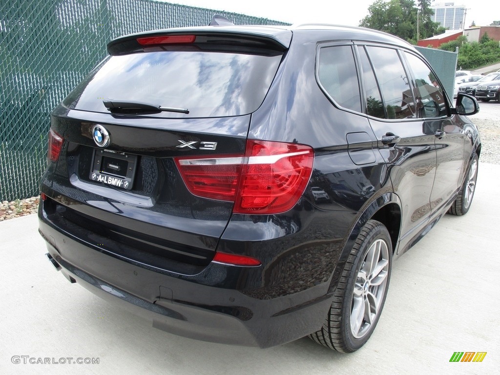 2017 X3 xDrive35i - Deep Sea Blue Metallic / Oyster photo #4