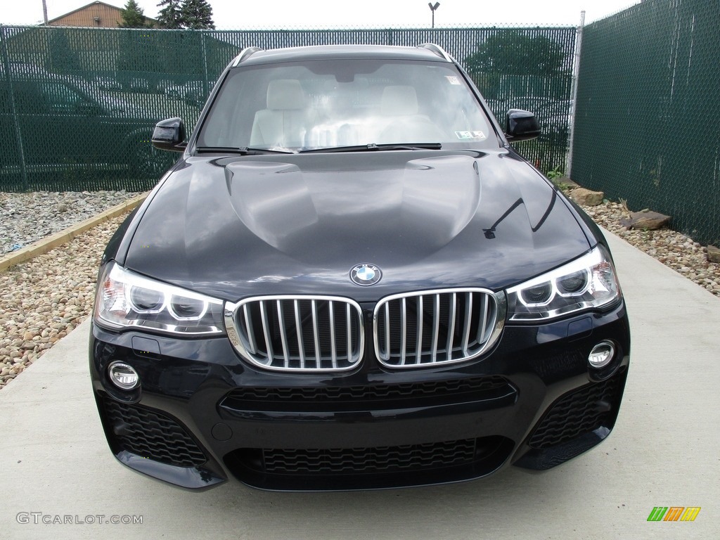 2017 X3 xDrive35i - Deep Sea Blue Metallic / Oyster photo #6