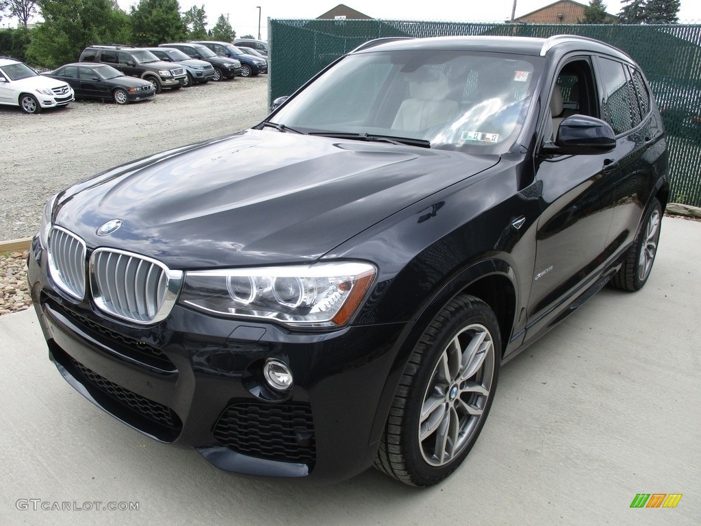 2017 X3 xDrive35i - Deep Sea Blue Metallic / Oyster photo #7