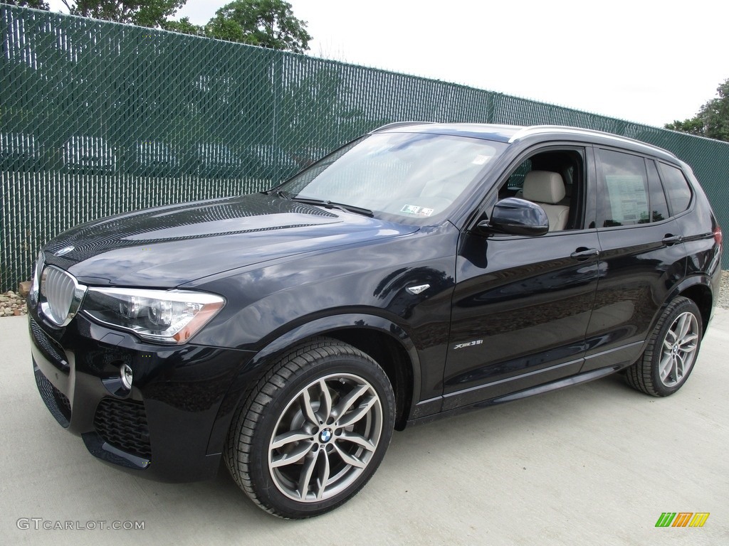 2017 X3 xDrive35i - Deep Sea Blue Metallic / Oyster photo #8