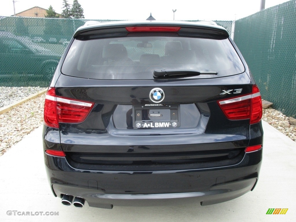 2017 X3 xDrive35i - Deep Sea Blue Metallic / Oyster photo #9