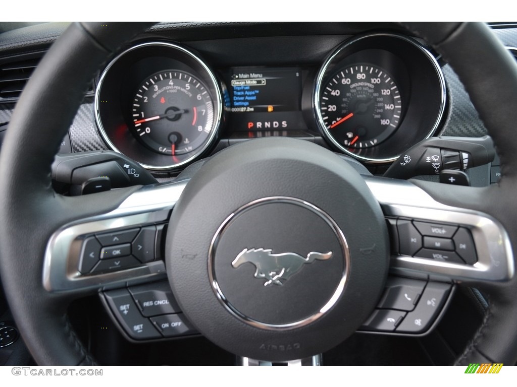 2017 Mustang V6 Coupe - Lightning Blue / Ebony photo #14