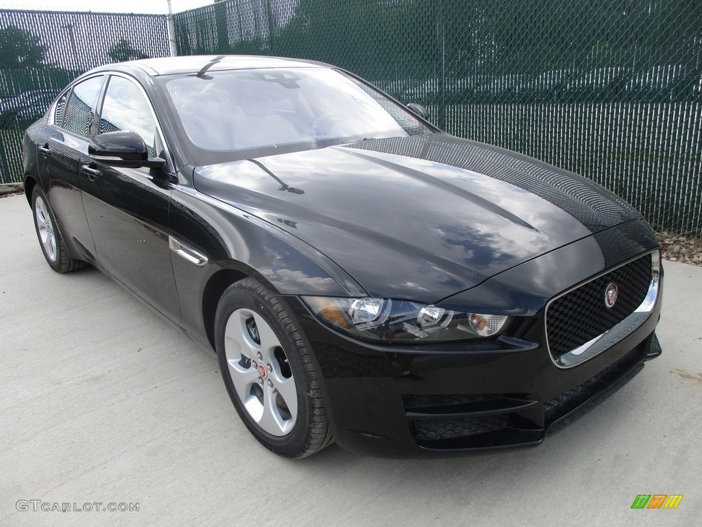 Ebony Black 2017 Jaguar XE 25t Exterior Photo #114363622
