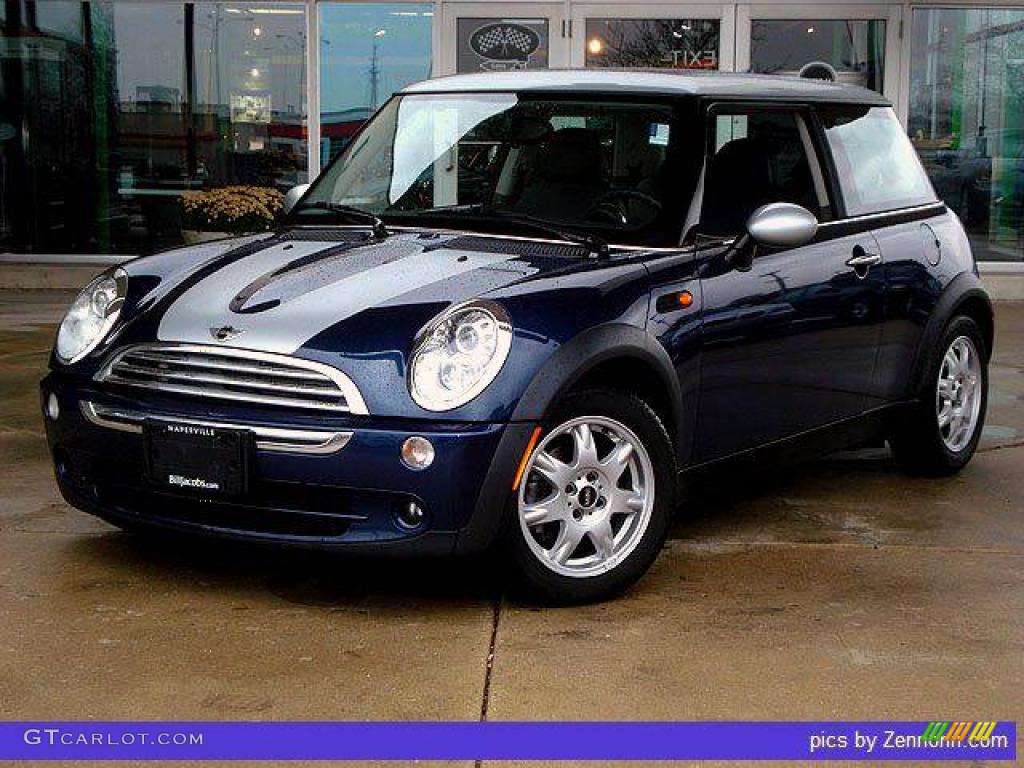 2006 Cooper Hardtop - Space Blue Metallic / Grey/Panther Black photo #1