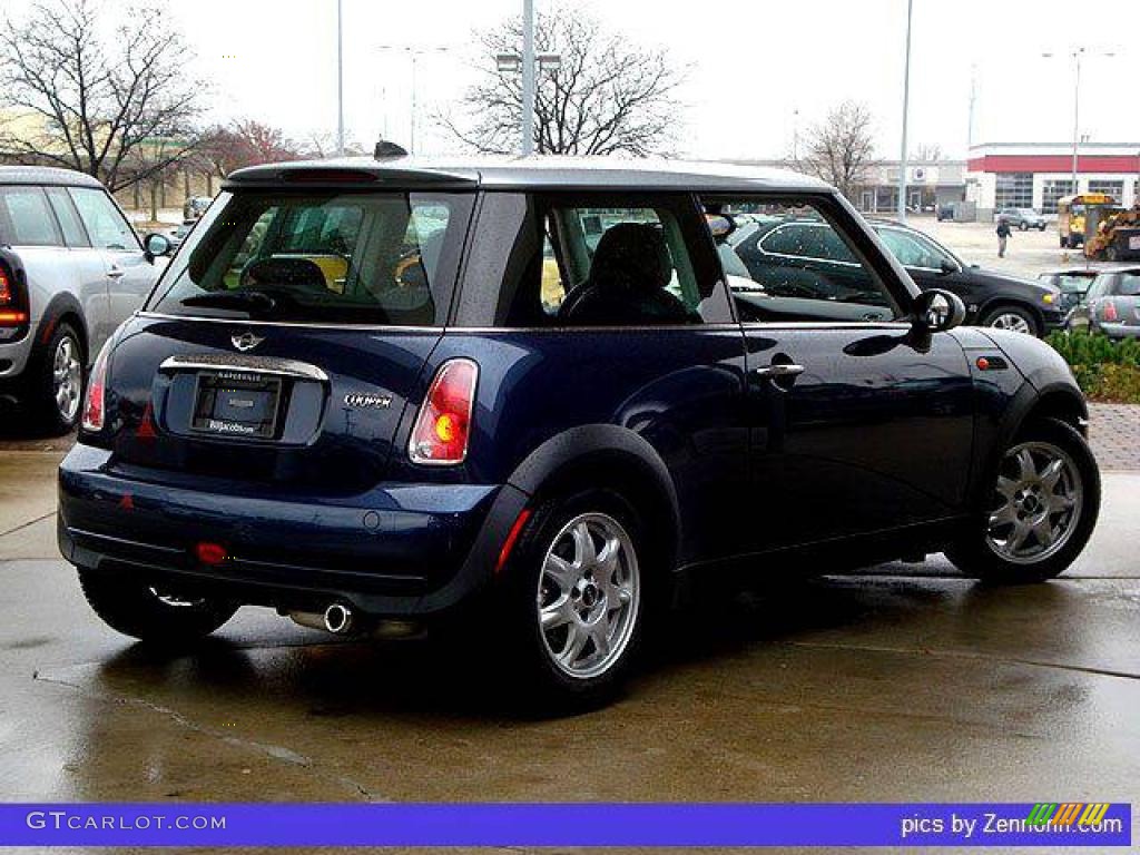 2006 Cooper Hardtop - Space Blue Metallic / Grey/Panther Black photo #2