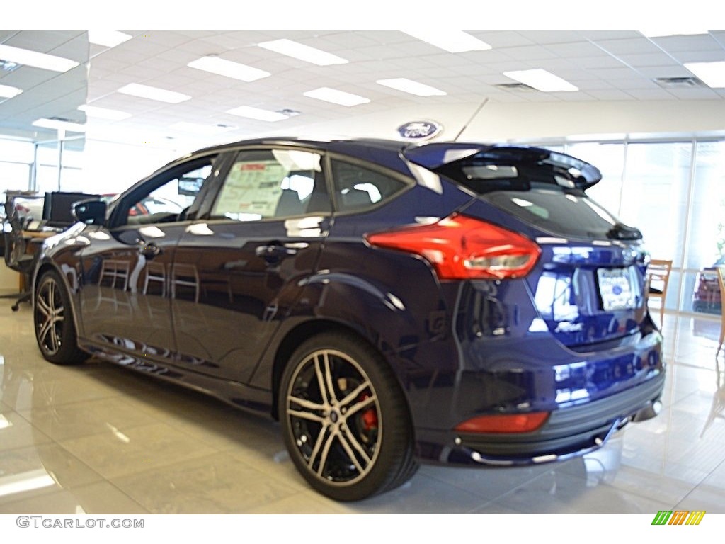2016 Focus ST - Kona Blue / Charcoal Black photo #2