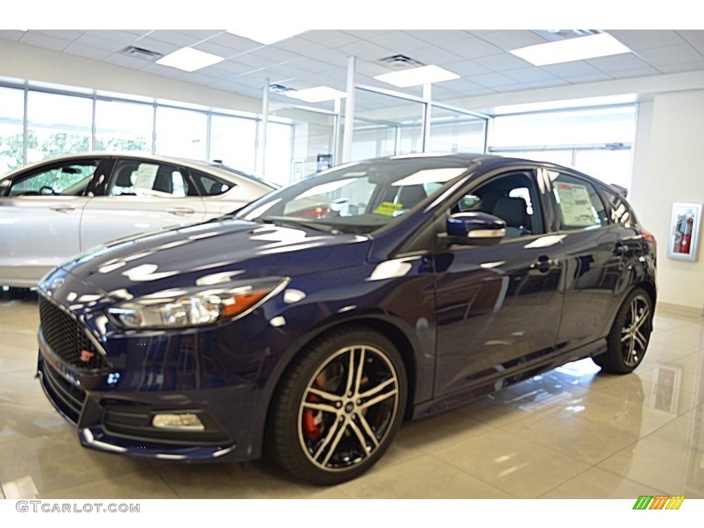 2016 Focus ST - Kona Blue / Charcoal Black photo #3