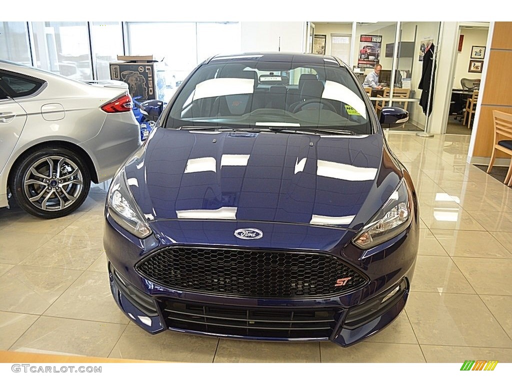 2016 Focus ST - Kona Blue / Charcoal Black photo #4