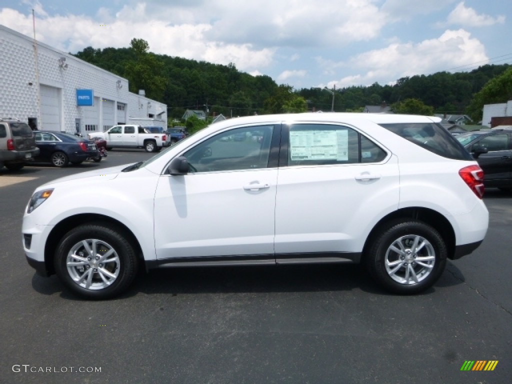 Summit White 2017 Chevrolet Traverse LS AWD Exterior Photo #114367027