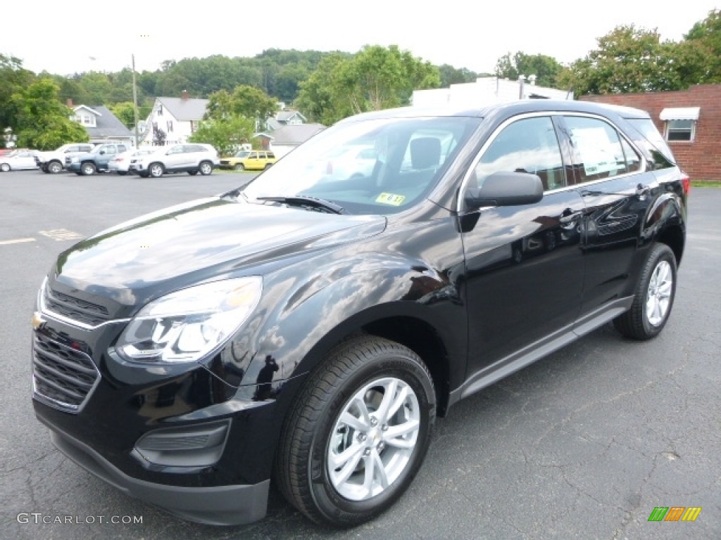 Black 2017 Chevrolet Equinox LS AWD Exterior Photo #114367603