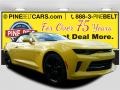 Bright Yellow - Camaro LT Convertible Photo No. 1
