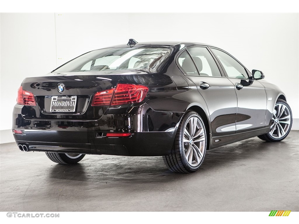 2016 5 Series 528i Sedan - Jet Black / Black photo #13