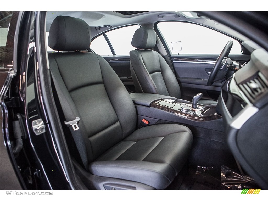 2016 5 Series 528i Sedan - Jet Black / Black photo #14