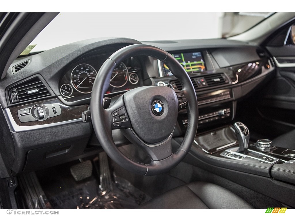2016 5 Series 528i Sedan - Jet Black / Black photo #18