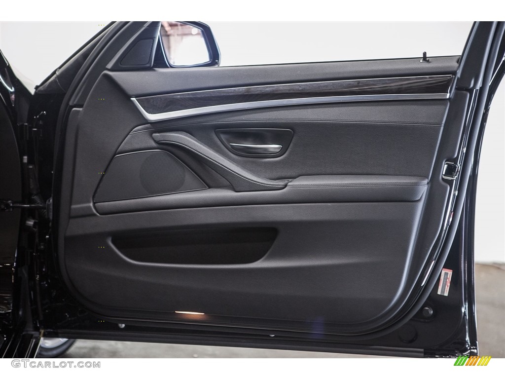 2016 5 Series 528i Sedan - Jet Black / Black photo #24