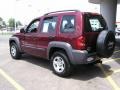 2003 Dark Garnet Red Pearl Jeep Liberty Sport 4x4  photo #4