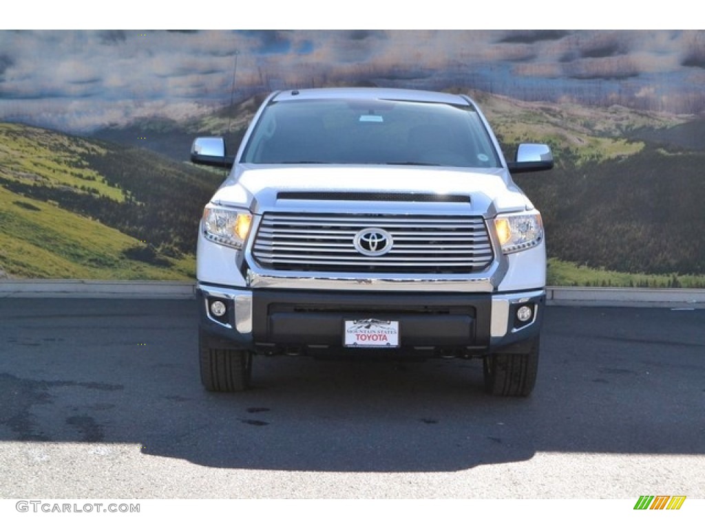 2016 Tundra Limited CrewMax 4x4 - Super White / Black photo #2