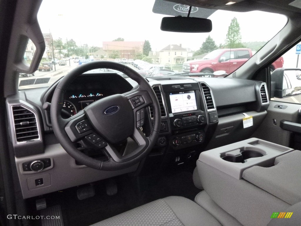 2016 F150 XLT SuperCab 4x4 - Shadow Black / Medium Earth Gray photo #11