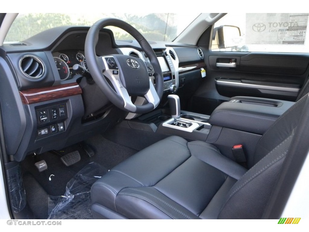 2016 Tundra Limited CrewMax 4x4 - Super White / Black photo #5