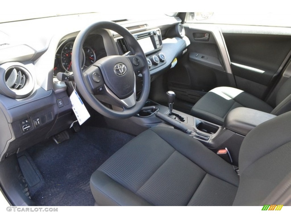 2016 RAV4 LE AWD - Super White / Black photo #5