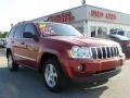 2005 Inferno Red Crystal Pearl Jeep Grand Cherokee Limited 4x4  photo #1