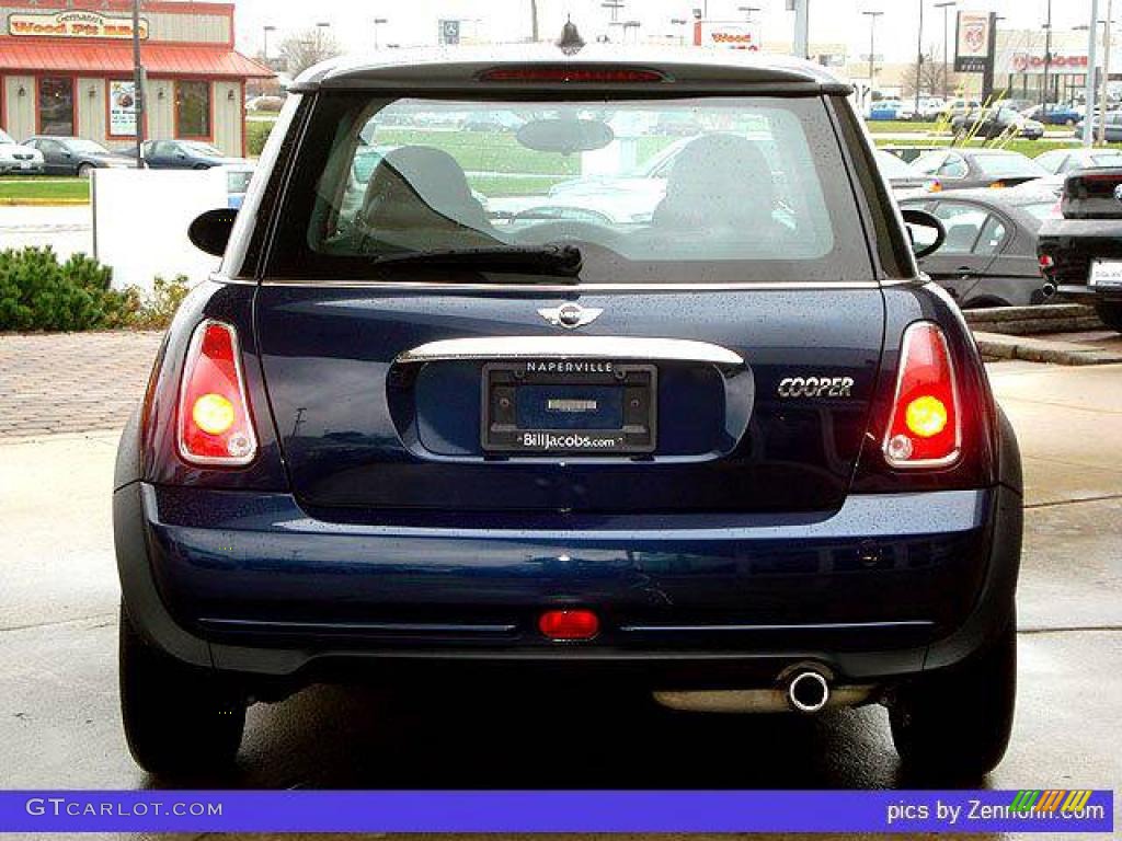 2006 Cooper Hardtop - Space Blue Metallic / Grey/Panther Black photo #24