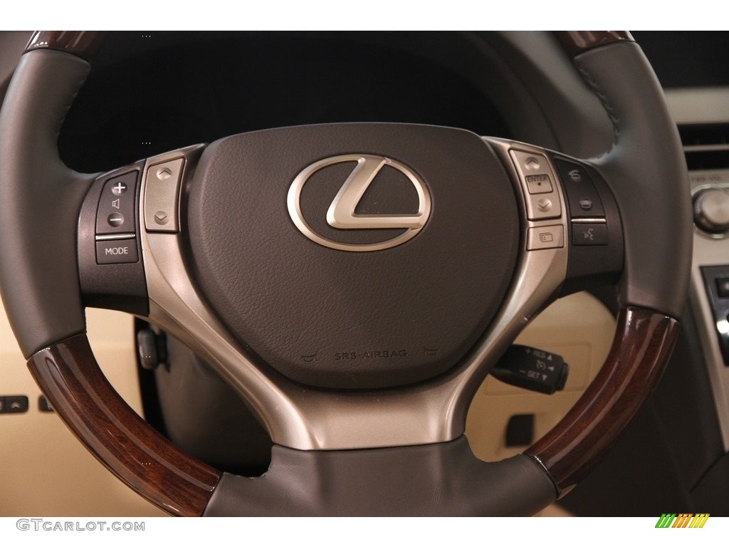2015 Lexus RX 350 AWD Parchment Steering Wheel Photo #114378154